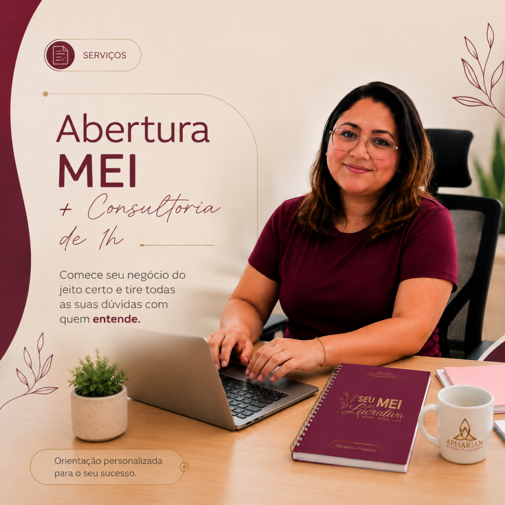 Abertura/Formalização MEI + consultoria de 1h.