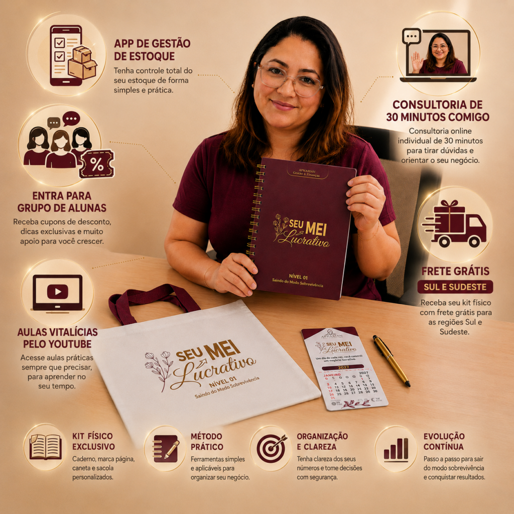Método Seu MEI Lucrativo Nível 1 Saindo do modo Sobrevivência.